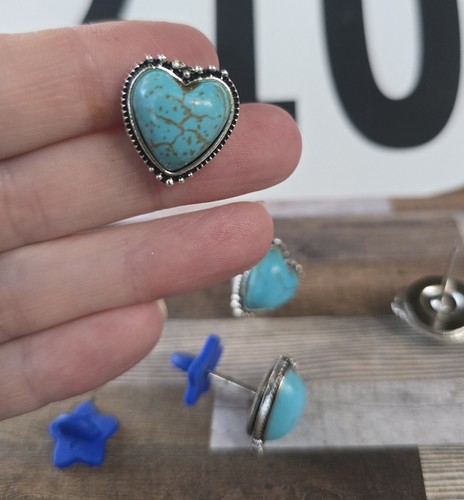 Turquoise tone heart - tone,