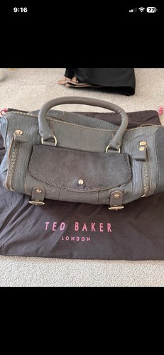 Ted baker grey genuine leather - baker,