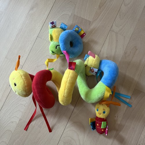 Multicolour plush caterpillar - plush,