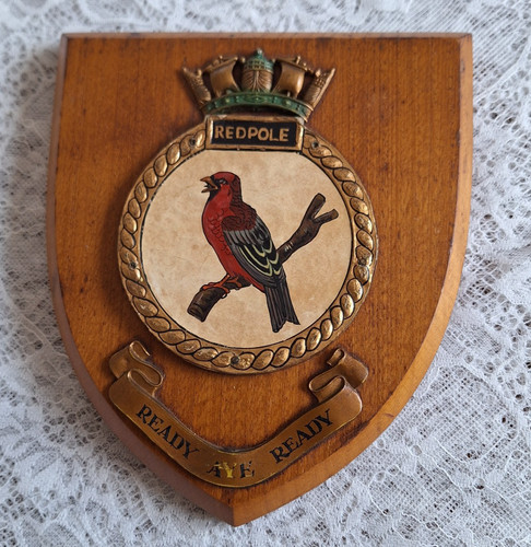 Vintage hms redpole wwii - vintage,
