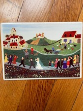 3 vintage Vilbocard porcelain