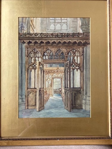Original 1914 watercolour - watercolour, by