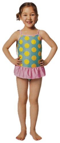 Girls one piece polkadot - girls,