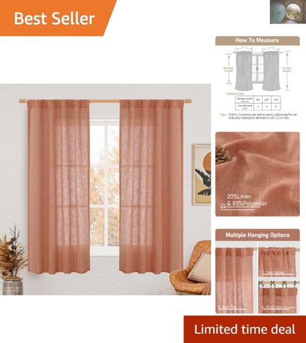 Modern linen semi sheer - modern,