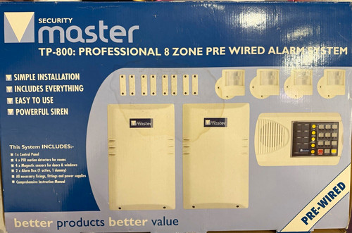Master 800 zone wired - 8-zone,