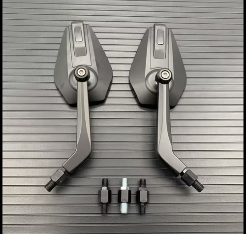 Kawasaki mirrors sleek black - mirrors,