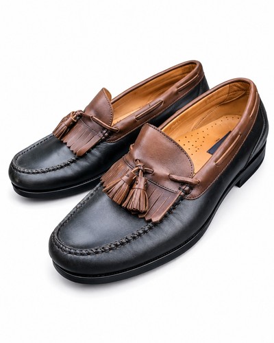 Dockers mens leather tassel - leather,