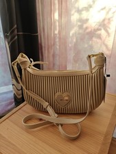 Love Moschino Borsa Pleated PU Avorio Bag Xmas Gift, Office Elegant Practical