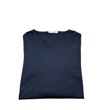 John Smedley Blue Pure Merino