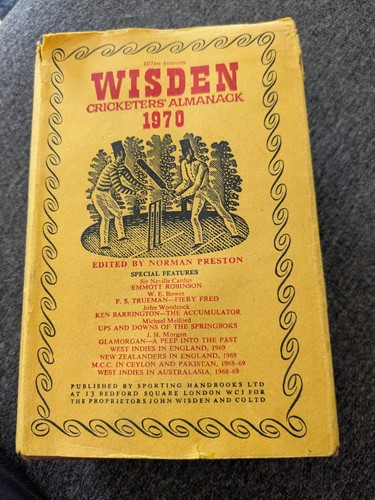 Wisden cricketers almanack - cricketers',