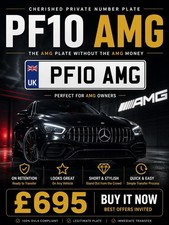 PF10 AMG Private Number Plate
