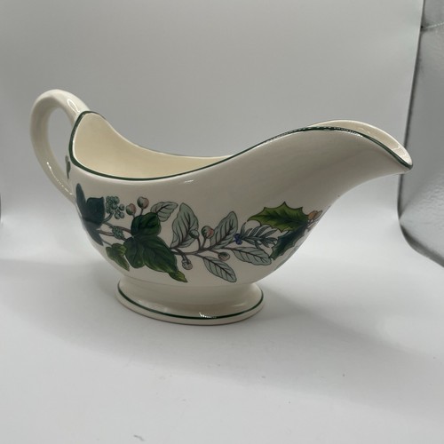 Spode green garland gravy boat - gravy,