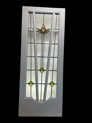 Art deco stained glass door - deco,
