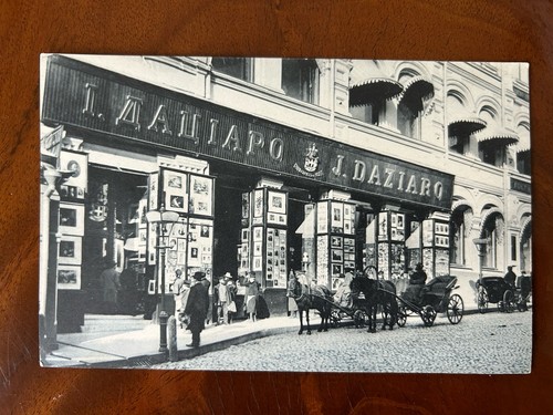 Vintage russian postcard c1900 - vintage,