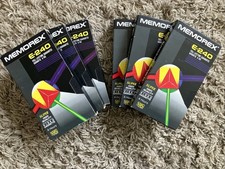 6,  E-240 4 hrs Memories VHS Blank Tapes