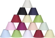 Fabric coolie light shades - fabric,