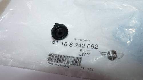 Mini plug nut for licence - in,