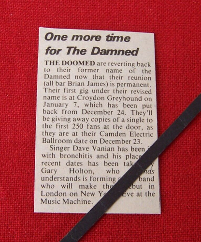 The damned gig - the,