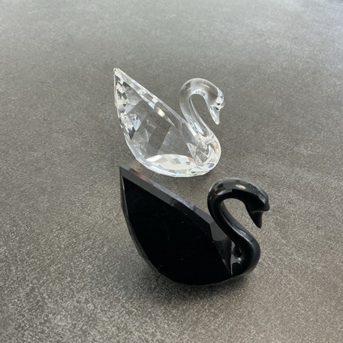 Swarovski crystal swan - crystal,
