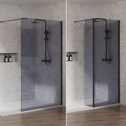 Walk shower enclosure grey - walk,