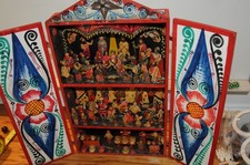 Large Vintage Peruvian Retablo