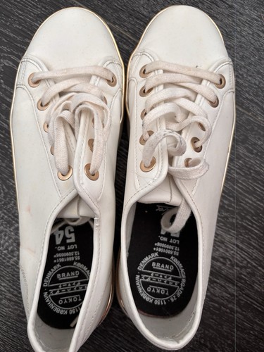 Superdry white trainers size - superdry,