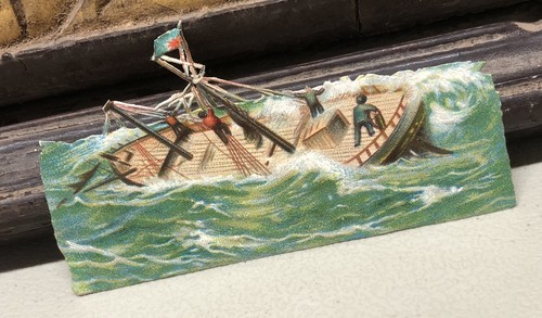 Boat rough waters victorian - on,