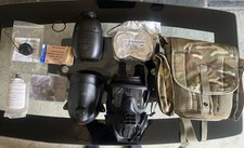 Good condition-GSR British Gasmask size 4,with Bag,new Filter And Much More