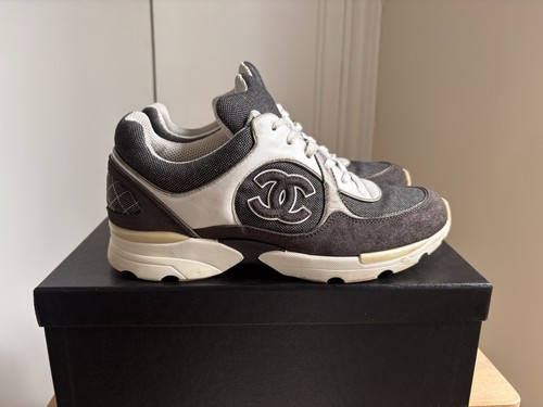 Authentic chanel black grey - chanel,