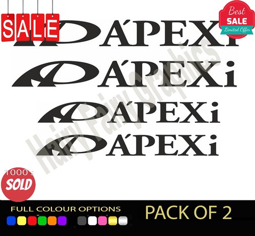 Apexi vinyl stickers decal - 4x,