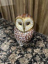 ROYAL CROWN DERBY OWL PAPER WEIGHT