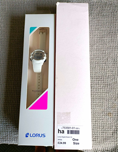 Lorus digital watch white - digital, 53