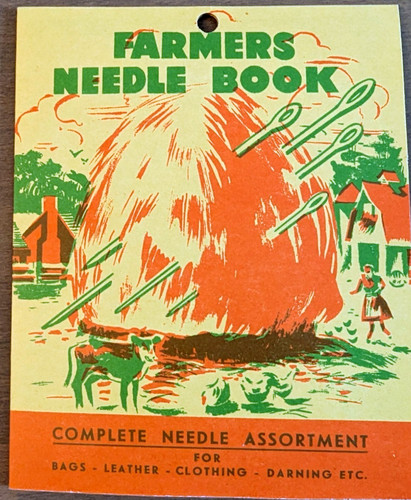 Vintage farmers needle - book,