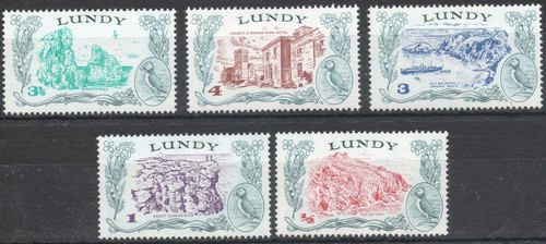 Lundy island 1971 first - gb,
