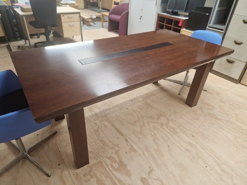 Seater modern dark wood - 6-8,