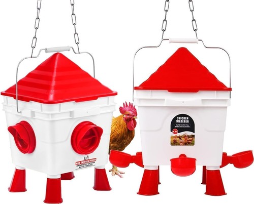 Chicken feeder and - feeder,