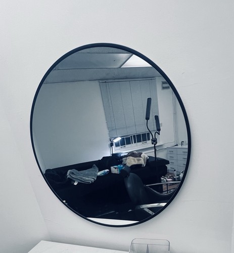 Round mirror decorative wall - mirror,