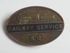 RAILWAY 2ND WAR SERVICE BADGE SOUTHERN REGION
