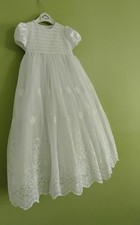 Girls White Christening Gown Age 6 Months Sarah Louise 