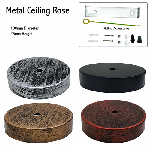 100mm single outlet ceiling - 100mm,
