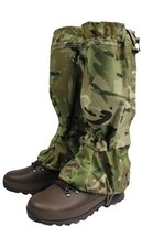 British Army - Military - MOD - MTP Camouflage MK2 Gaiters Standard Size UK 4-12