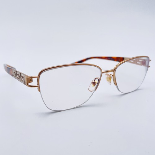 Versace eyeglasses gold half - eyeglasses,