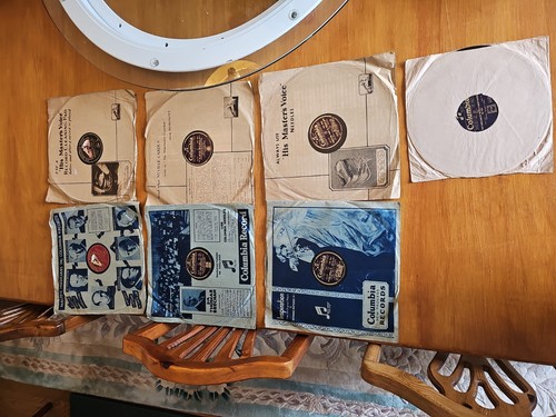 Shellac records 78rpm - shellac,