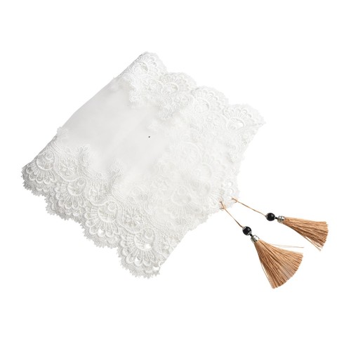 Polyester oval lace table for - polyester,