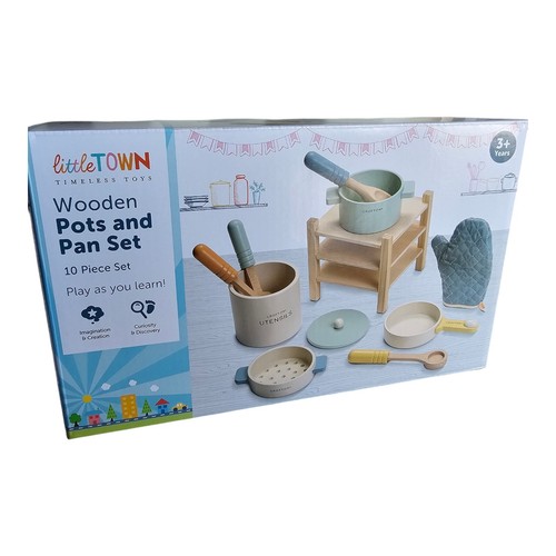 Aldi little town wooden - aldi,