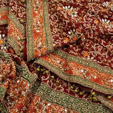 Vintage Heavy Bridal Dupatta