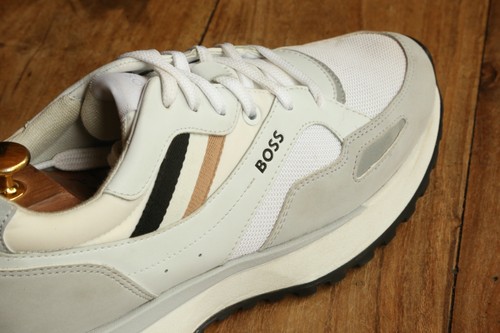 Hugo boss white - hugo, leather