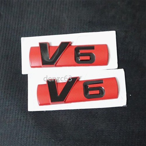 Red matte metal - red, emblem
