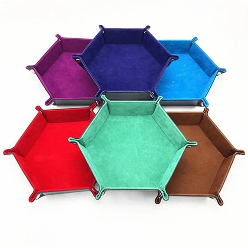 Hexagonal dice tray - hexagonal,