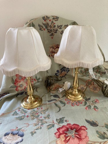 Pair brass laura ashley - pair,